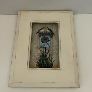 Bluebird Love Shadow Box, Wedding, Valentine, Anniversary, EUC.